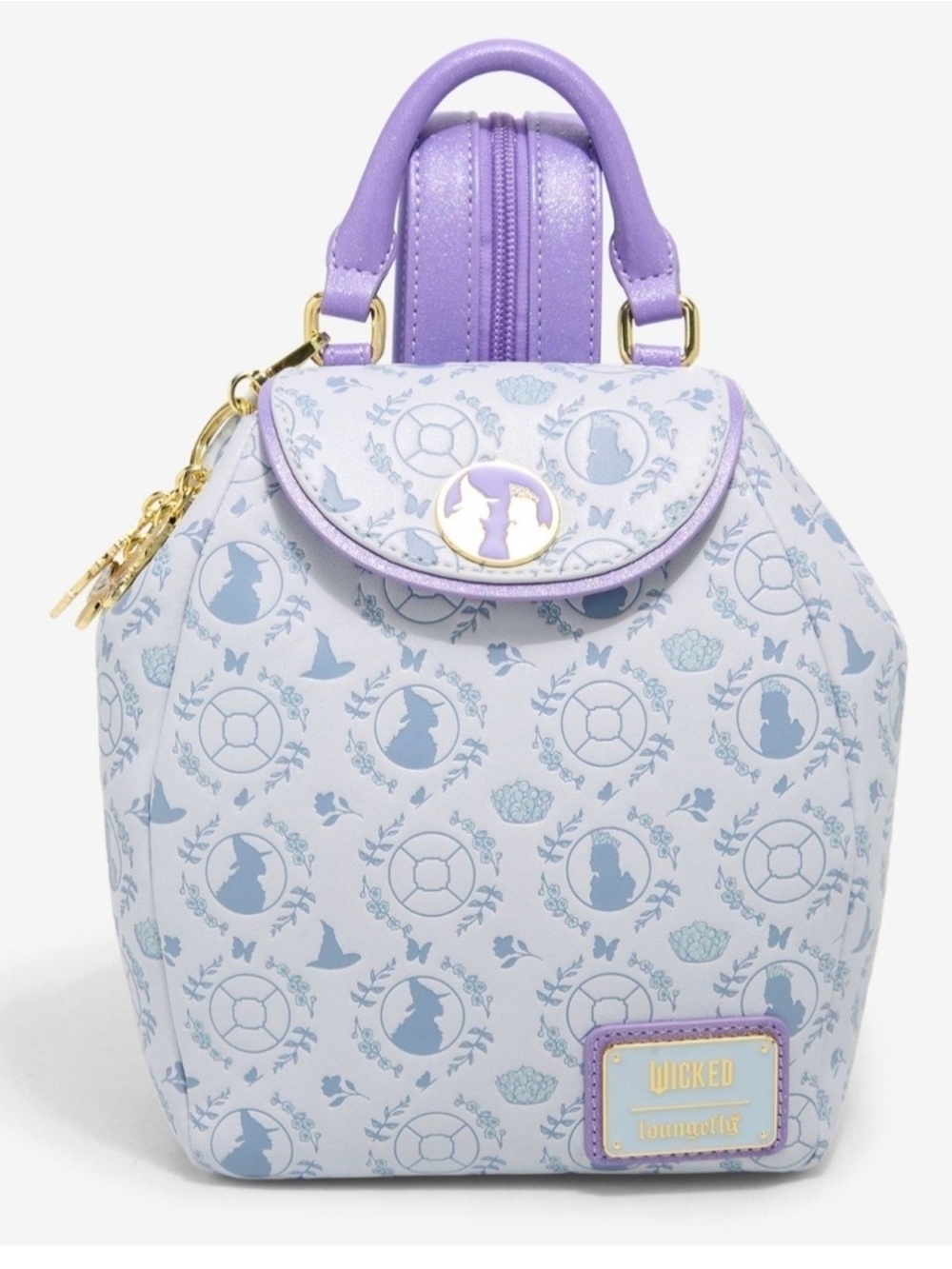 NWT Loungefly Wicked Silhouette Micro Mini Backpack